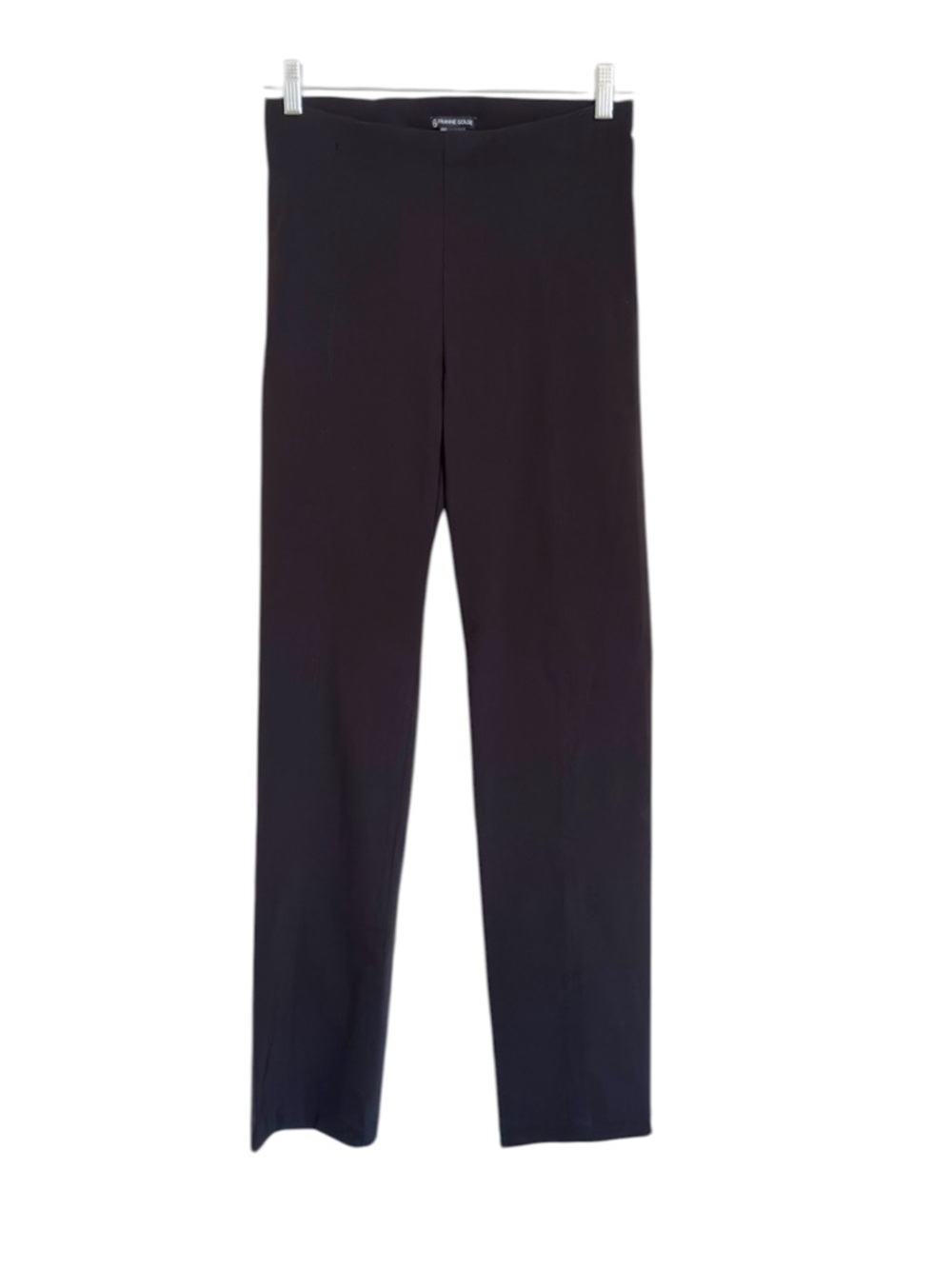 Franne Golde All Season Classic Lite Black Straight Leg Stretchy Pant size 10